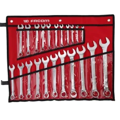 Facom 40B.JV22PB 22-delige Ringsteeksleutelset in etui - 6-32mm