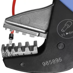 Facom 985895 Krimptang voor geïsoleerde adereindhulzen - 0,5-6,0mm²