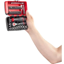Facom R.360NANOPB 17-delige Ratel- en doppenset in koffer - 1/4