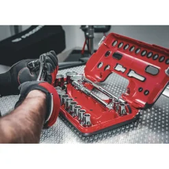 Facom SL.DBOX1GRPPB 20-delige Ratel- en OVG doppenset in koffer - 1/2" 6-kant
