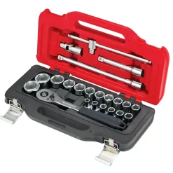 Facom SL.151-EP22PB 22-delige Ratel- en doppenset in Twin Box koffer - 1/2"