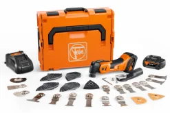 Fein AMM700 Multimaster Max Top 18V Li-ion Accu Multitool set (2x 4.0Ah) in L-Boxx incl. 60-Delige accessoires set