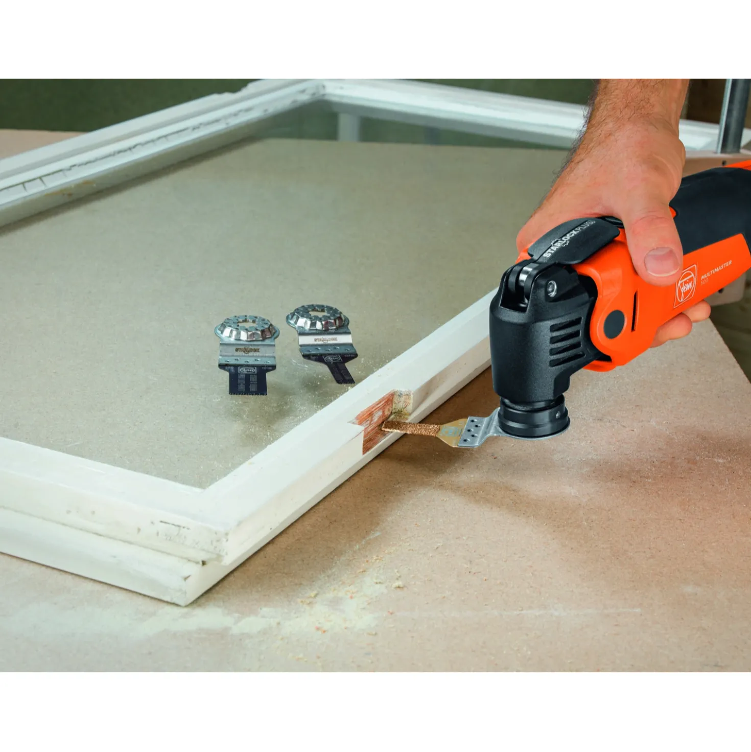 Fein MM500 Multimaster Plus Top Multitool in L-Boxx incl. 30-Delige accessoires set - 350W