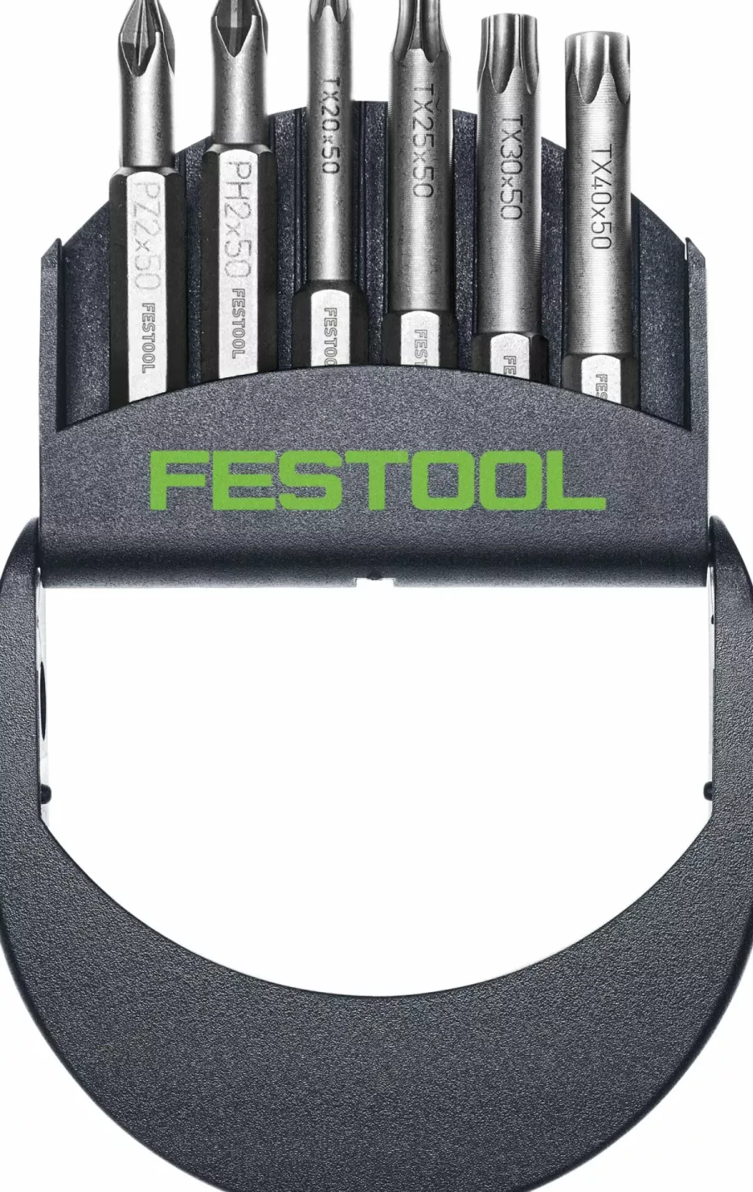 Festool BT-IMP SORT5 6-delige bitset in cassette - PZ/PH/TX