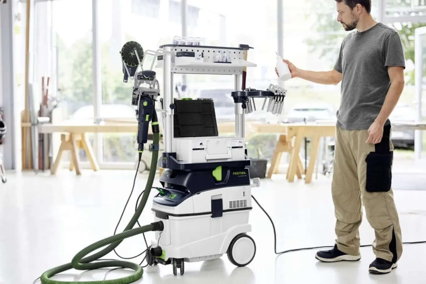 Festool CTL 36 EI AC Bouwstofzuiger - 1200W - L-klasse - 36L