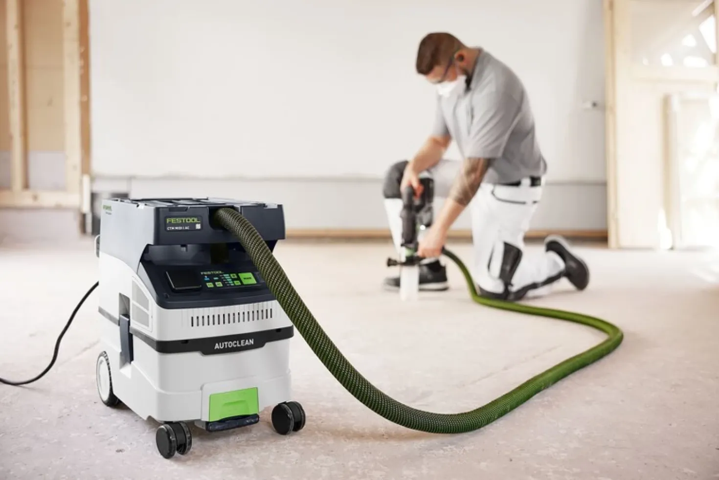 Festool CTL MIDI I AC Stofzuiger autoclean - 1200W - L-Klasse - 15L