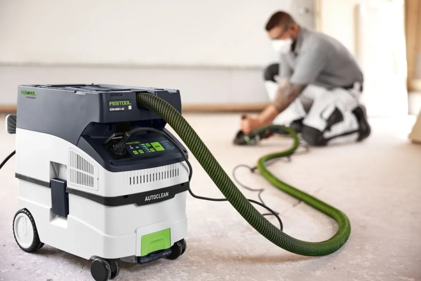 Festool CTL MIDI I AC Stofzuiger autoclean - 1200W - L-Klasse - 15L
