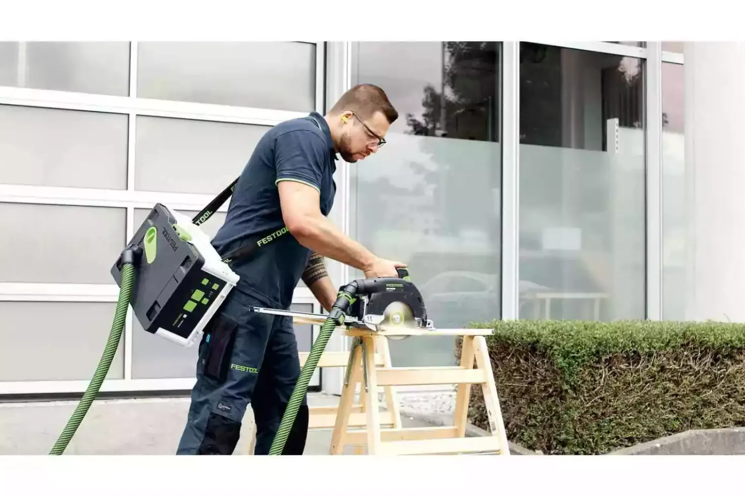 Festool CTMC SYS I-Basic 36V (2x18V) Li-Ion accu stofzuiger - 2400l/min - M-klasse - 4,5L