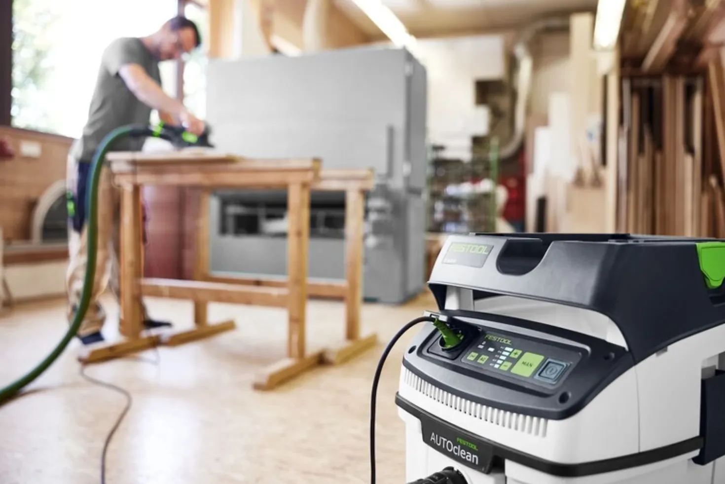 Festool CTM 36 EI AC Bouwstofzuiger - 1200W - M-klasse - 36L