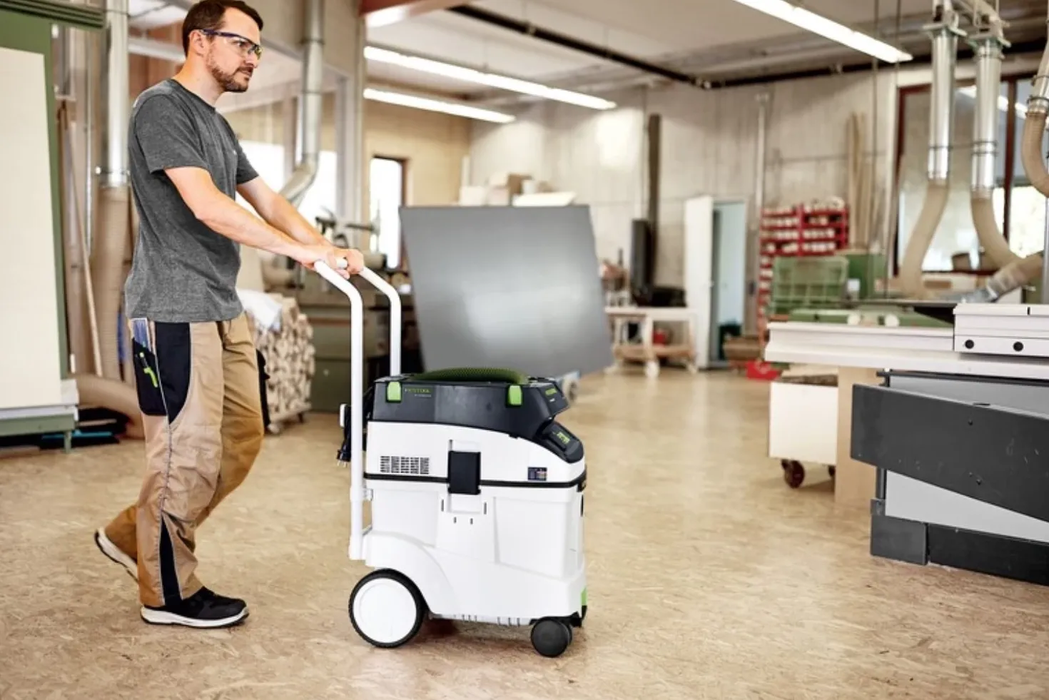 Festool CTM 48 EI Bouwstofzuiger - 1200W - M-klasse - 48L