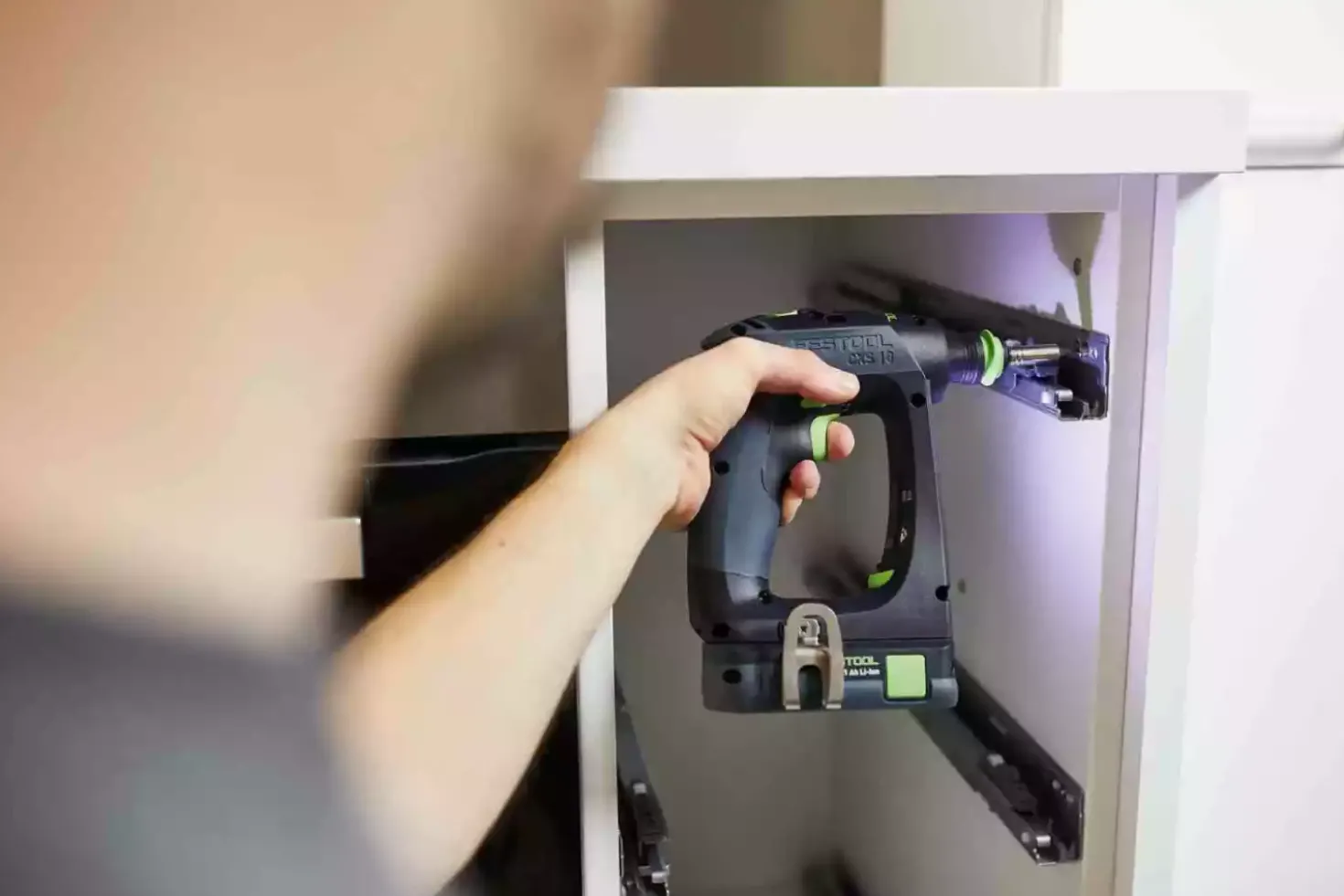 Festool CXS 18-Basic-Set 18V Li-Ion accu schroefboormachine body incl. bitset in systainer - 40Nm