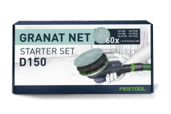 Festool 578667 61-delige Netschuurpapier set Granat - 150mm