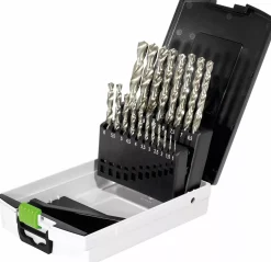 Festool 498981 19 delige Novadrive HSS-spiraalborenset