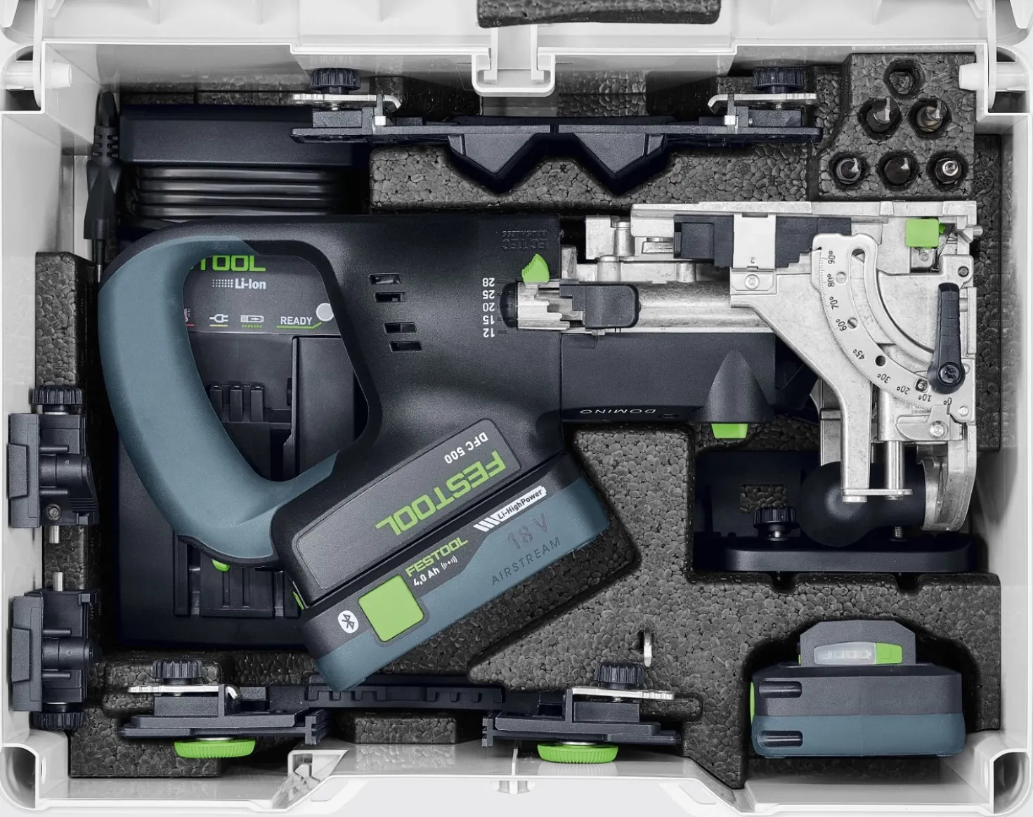 Festool DFC 500 E-Basic 18V accu Domino freesmachine body in systainer - 28mm