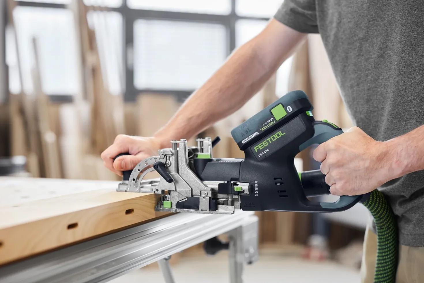 Festool DFC 500 E-Basic 18V accu Domino freesmachine body in systainer - 28mm
