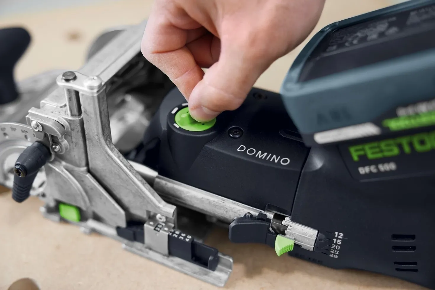 Festool DFC 500 E-Basic 18V accu Domino freesmachine body in systainer - 28mm