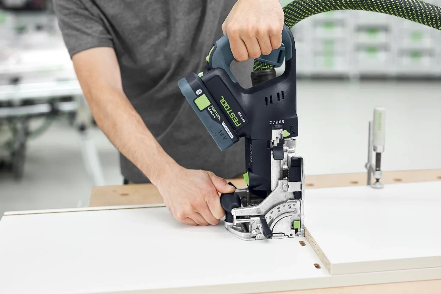 Festool DFC 500 E-Basic 18V accu Domino freesmachine body in systainer - 28mm