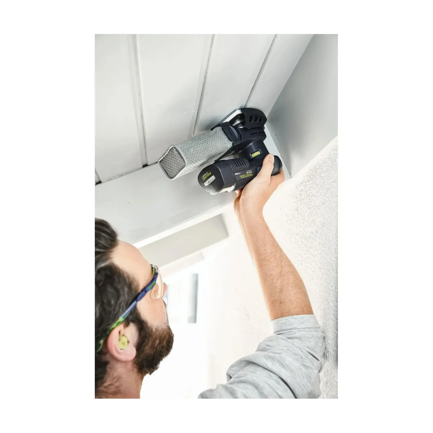 Festool DTSC 400 3,0 I-Set Accu deltaschuurmachine set (2 x 3Ah en adapter) in systainer - 18V - 100 x 150mm