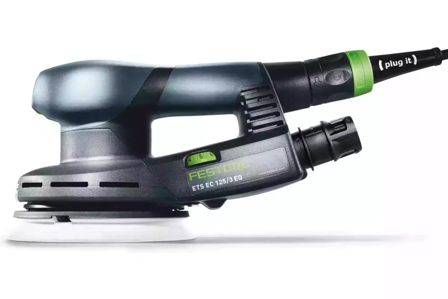 Festool ETS EC 125/3 EQ-Plus Excenterschuurmachine systainer - 400W - 125mm - koolborstelloos