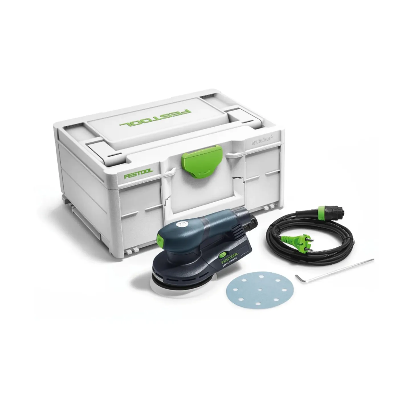 Festool ETS EC 125/3 EQ-Plus Excenterschuurmachine systainer - 400W - 125mm - koolborstelloos