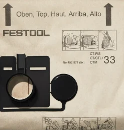 Festool 452971 FIS-CT/CTL/CTM 33/5 Filterzak voor CT 33 - 452971
