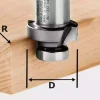 Festool 490092 HW R2-OFK 500 Afrondfrees - 27mm
