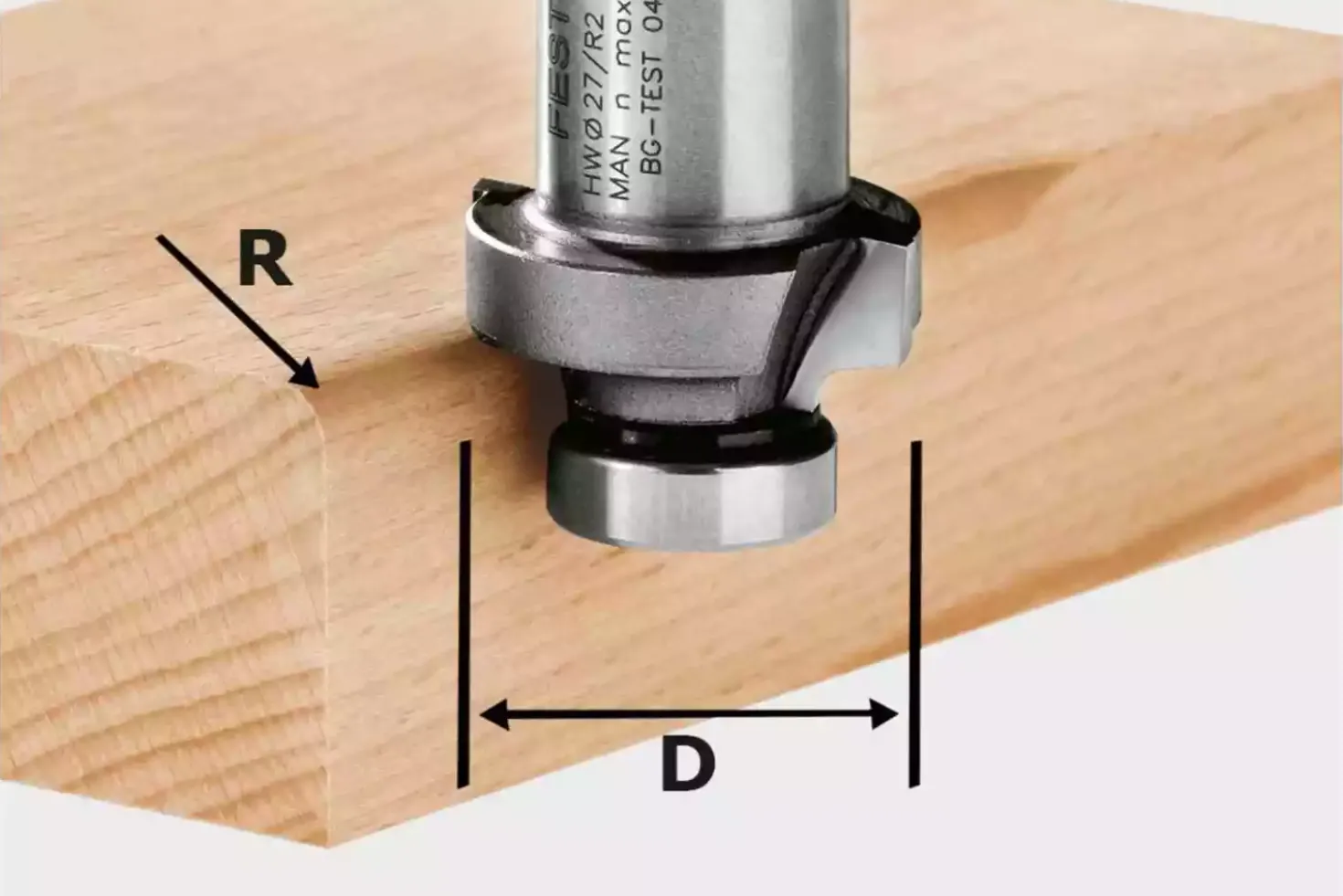 Festool 490092 HW R2-OFK 500 Afrondfrees - 27mm