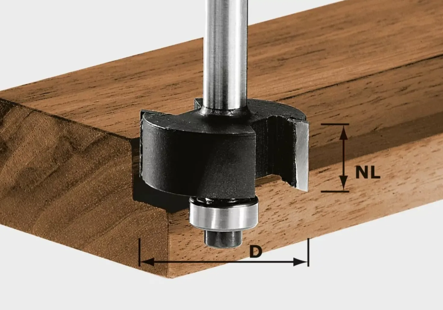 Festool 491022 HW S8 D31,7/NL 12,7 Sponningfrees - 8" - 31,7mm - 12,7/54mm
