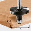 Festool 491009 HW S8 D16,7/R2 KL Afrondfrees - 8" - 16,7mm - 9/49mm