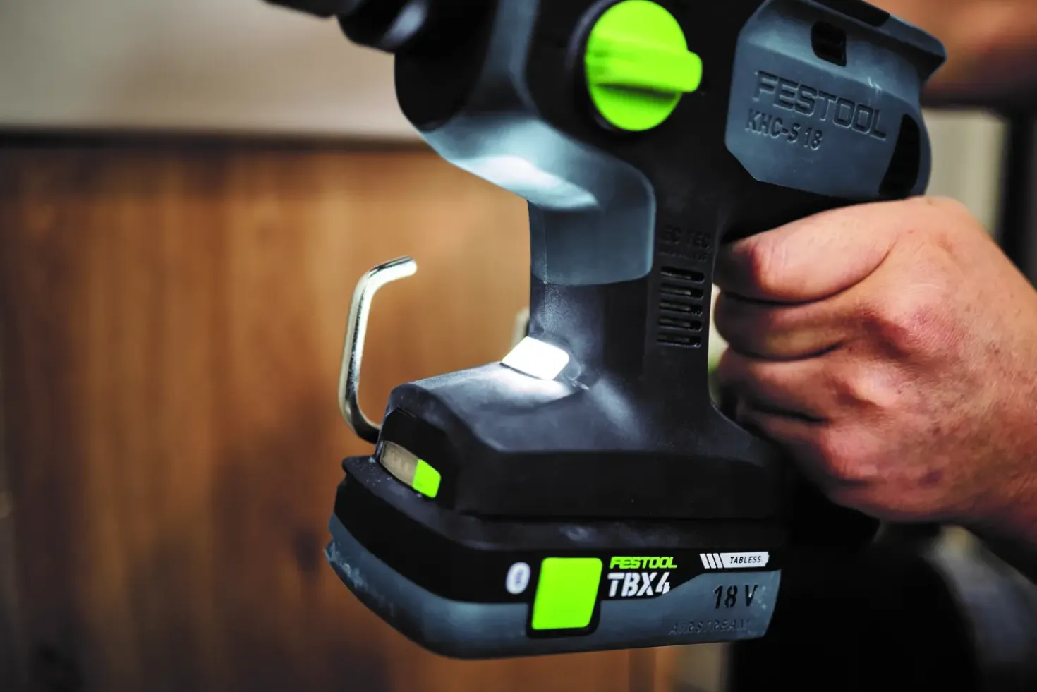 Festool 578748 KHC-S 18-Basic-Set 18V Li-ion accu combihamer met boorcassette in systainer