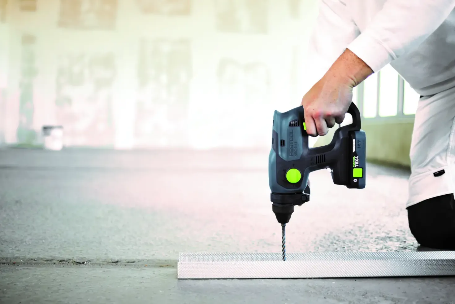 Festool 578748 KHC-S 18-Basic-Set 18V Li-ion accu combihamer met boorcassette in systainer