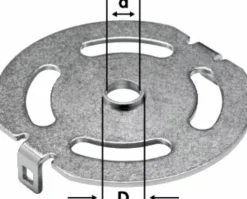Festool 492180 KR-D 13,8/OF 1400 Kopieerring voor OF 1400 / VS 600 - 13,8 x 10,8mm