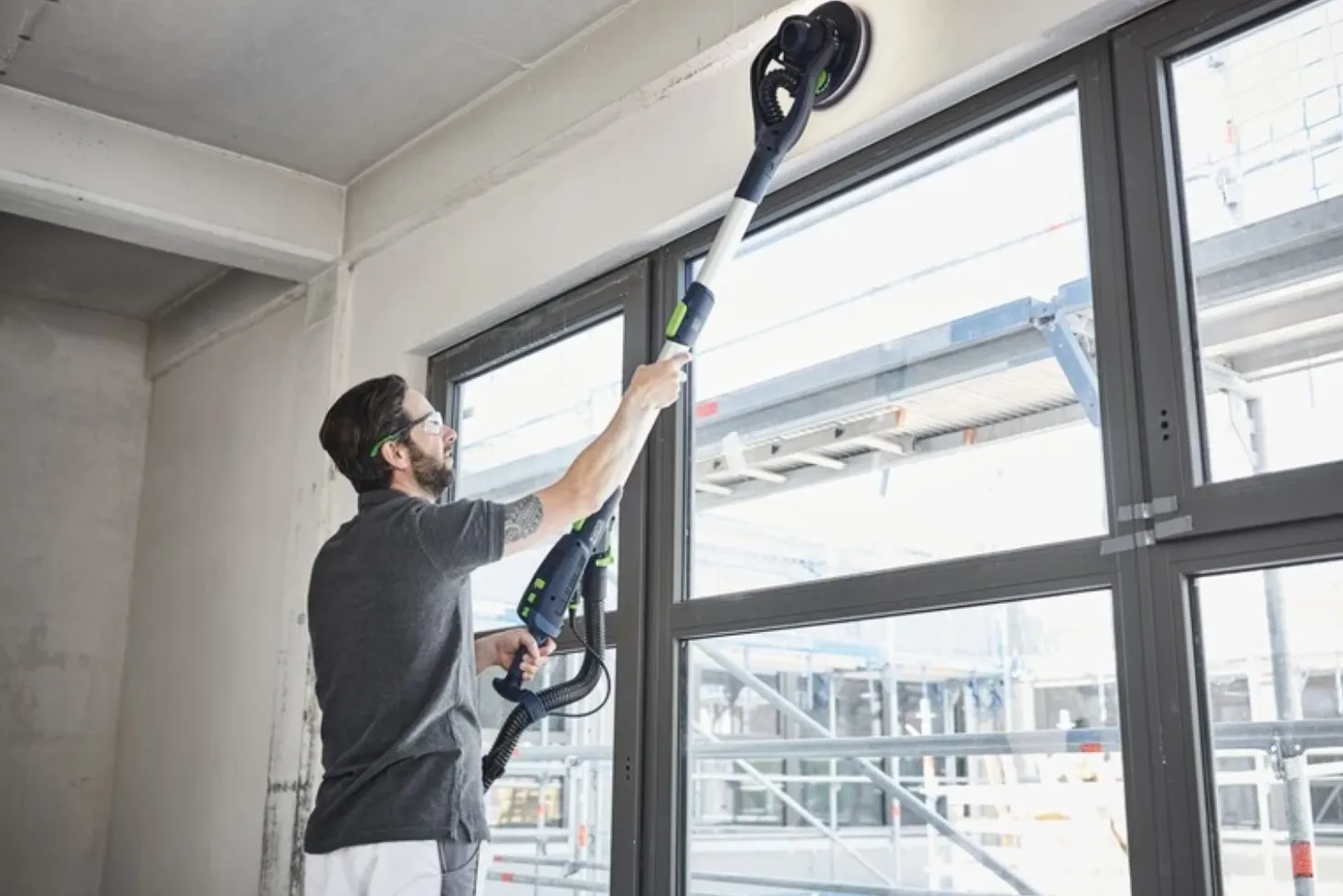 Festool LHS 2 225 EQI/CTM 36-Set Langnek-schuurmachine en stofzuigerset
