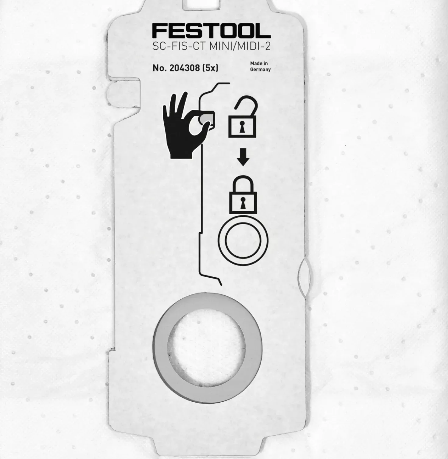 Festool 204308 SC-FIS-CT MINI/MIDI-2/5 Filterzak (5st)