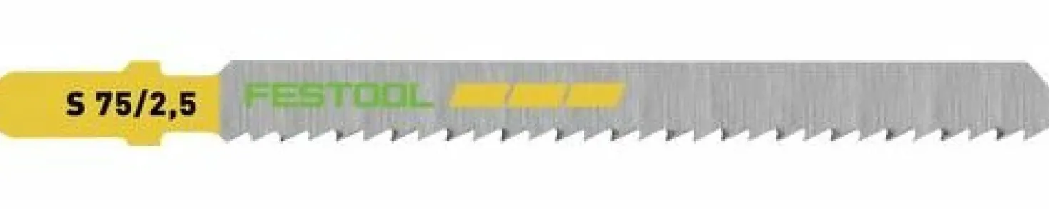 Festool 204256 S 75/2,5/5 Decoupeerzaagblad - Hout - 75mm (5st)