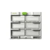 Festool SYS3-RACK 337-SET Systainer³ Rack Set voor Systainers³ S 76 + 6x S 76 Systainer³