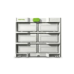Festool SYS3-RACK 337-SET Systainer³ Rack Set voor Systainers³ S 76 + 6x S 76 Systainer³