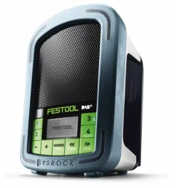 Festool SYSROCK BR10 D 230V Bouwradio - DAB+ - bluetooth - werkt op netstroom & accu