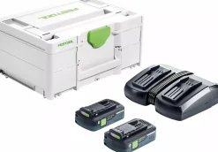Festool SYS 18V 2x4,0/TCL 6 DUO Energieset (2x 4,0Ah) in systainer