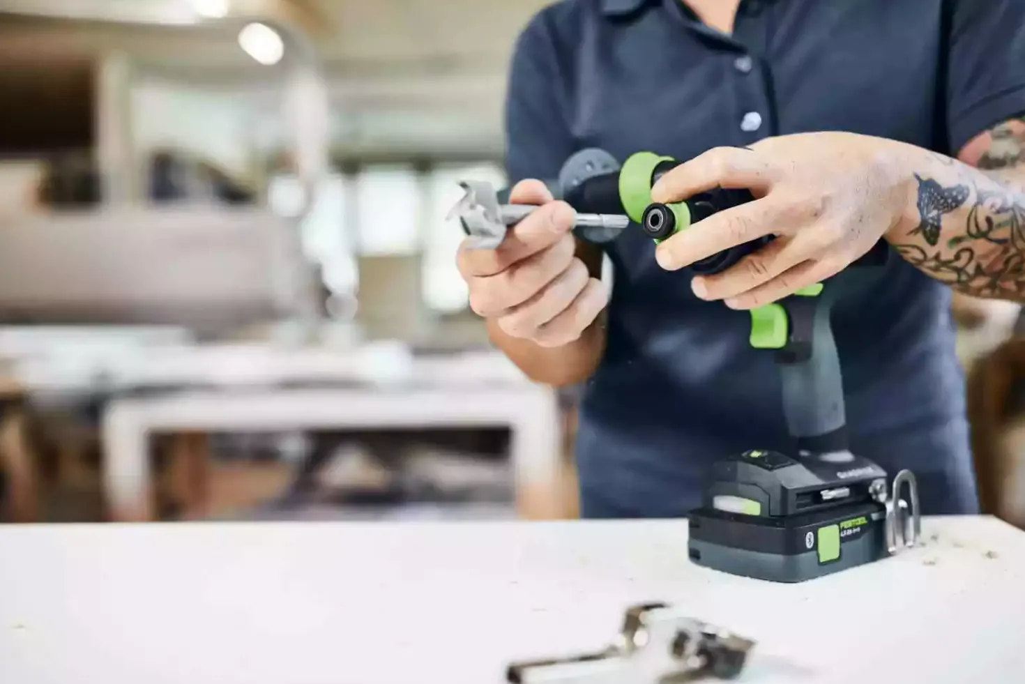 Festool TDC 18/4 I-Basic QUADRIVE 18V Li-Ion accu schroefboormachine body in systainer - 75Nm