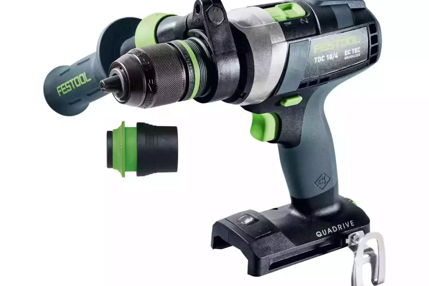 Festool TDC 18/4 I-Basic QUADRIVE 18V Li-Ion accu schroefboormachine body in systainer - 75Nm