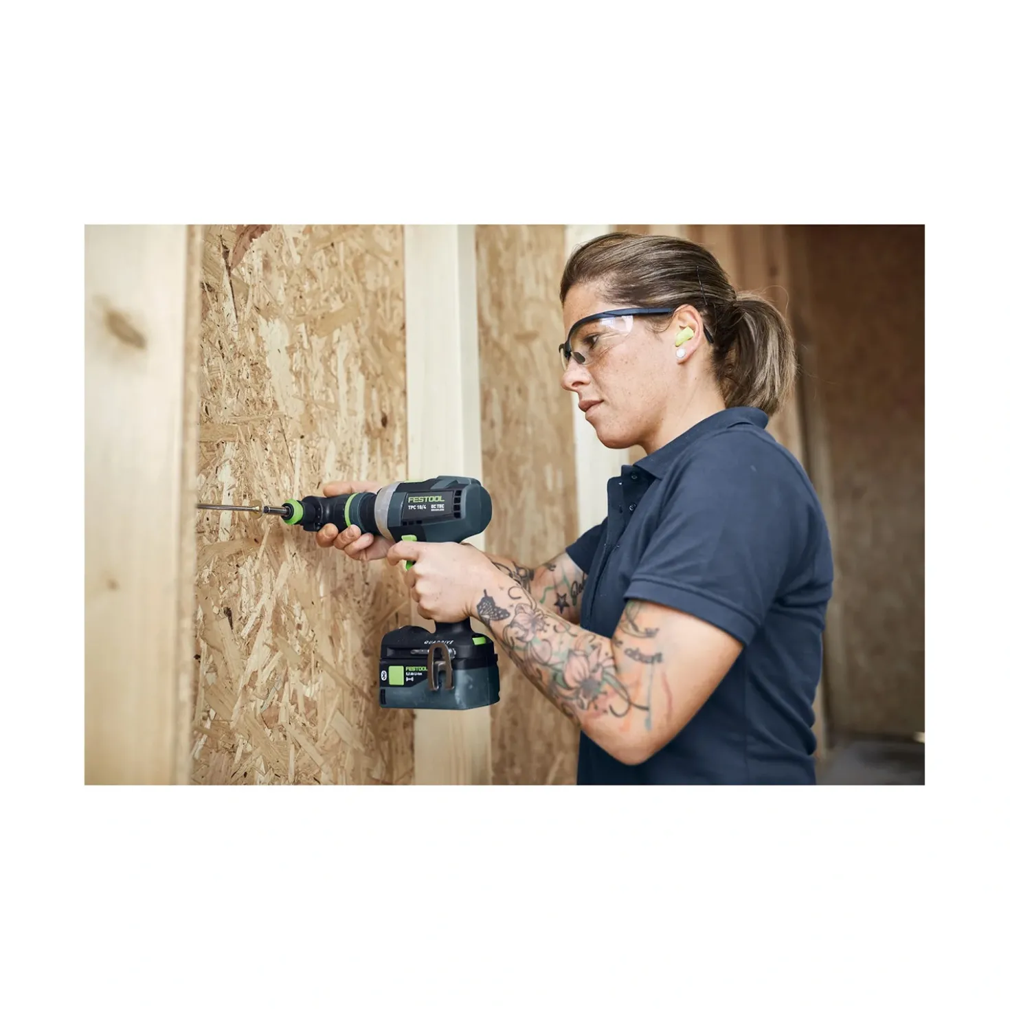 Festool TID 18 Basic-Set TPC 18V accu slagschroevendraaier (TID 18) en accu klopboormachine (TCP 18/4) combiset in systainer