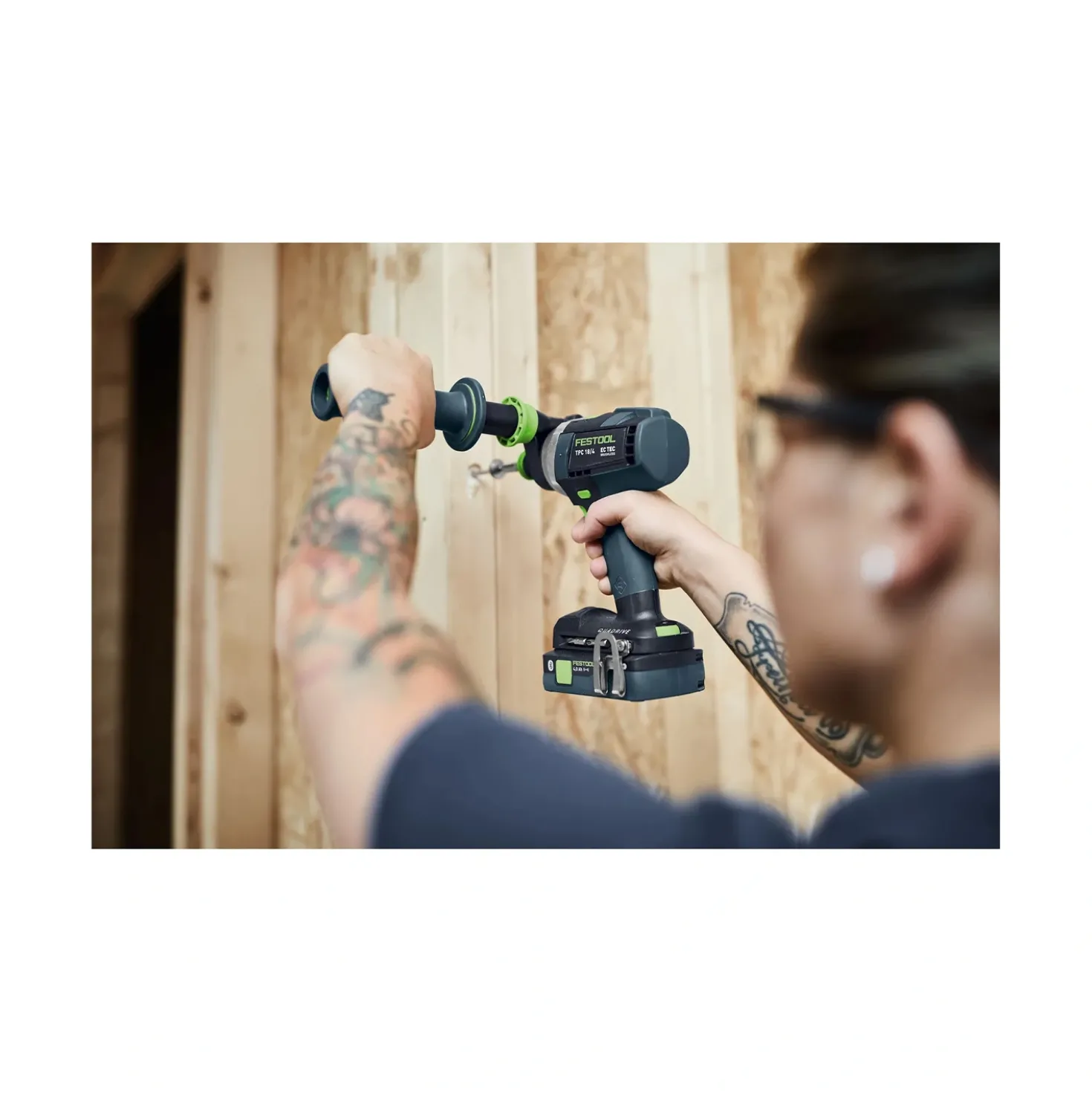 Festool TPC 18 Basic-Set/XL 18V accu klopboormachine in systainer