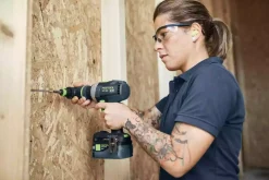 Festool TPC 18/4 I-Basic-Set 18V Li-Ion accu klopboormachine body incl. accessoires in systainer - 75Nm