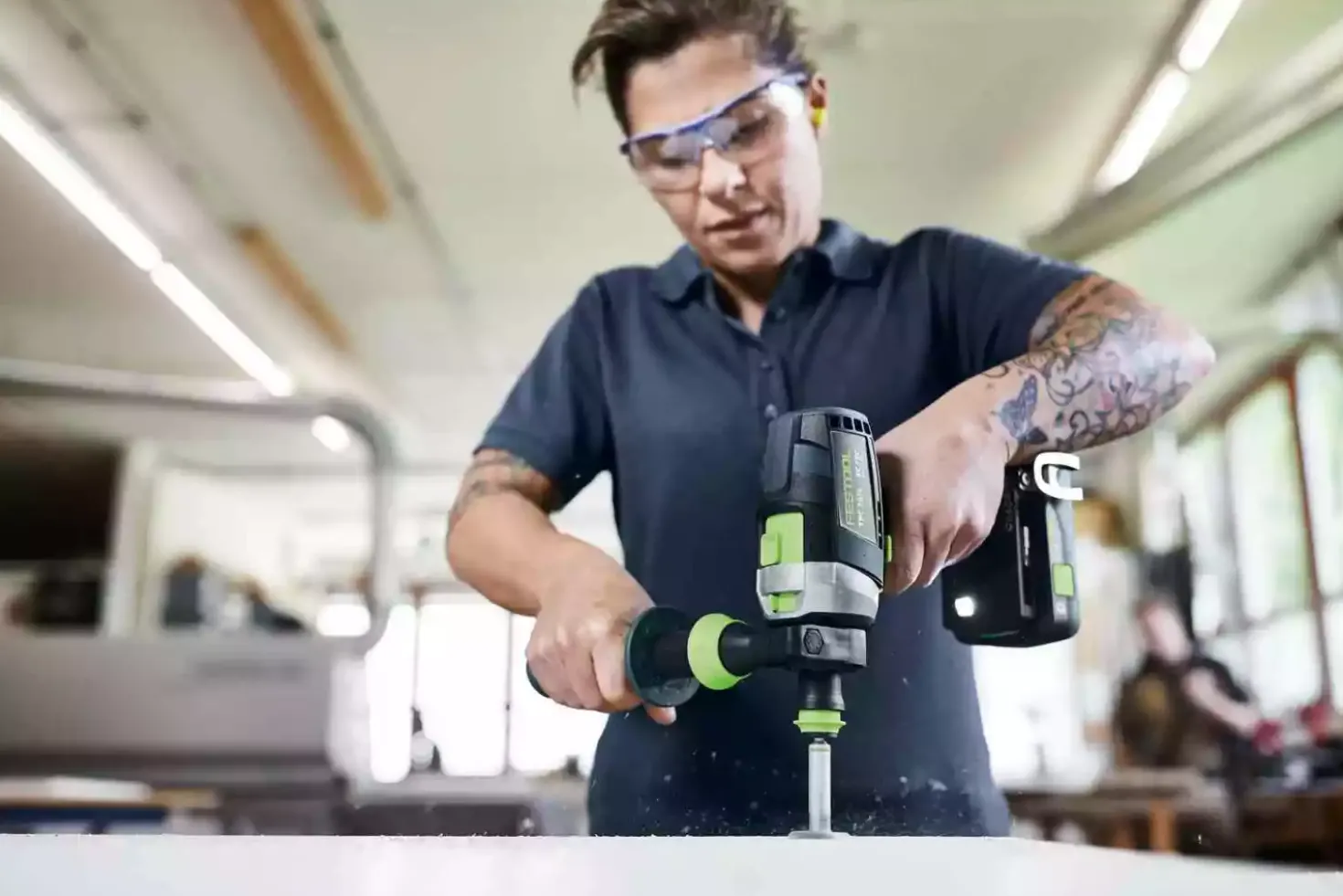 Festool TPC 18/4 I-Basic-Set 18V Li-Ion accu klopboormachine body incl. accessoires in systainer - 75Nm