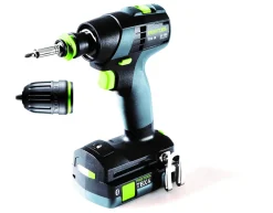 Festool 579347 TXS 18 TBX4,0 I-Plus 18V Li-ion accu schroefboormachine set (2 x 4,0Ah) in systainer