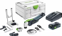 Festool VECTURO OSC 18 HPC4,0 EI-Set 18V Li-Ion accu oscillerende multitool set (1x 4,0Ah) in systainer - koolborstelloos