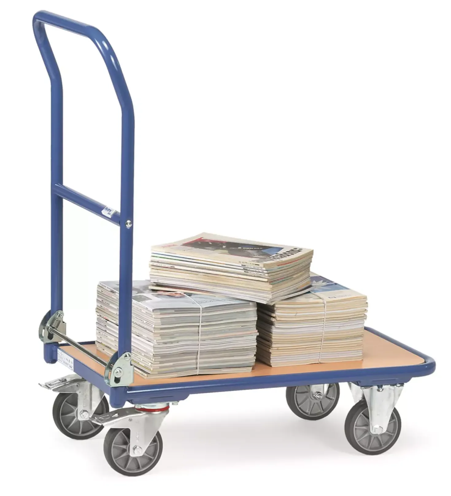 Fetra 1132 Opklapbare magazijnwagen - Laadvlak 720x450mm
