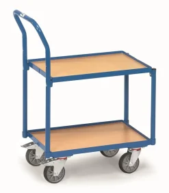 Fetra 135400 Platformwagen - 2 etages met rand, laadvlak 605 x 405mm