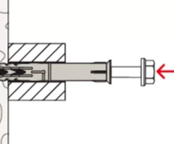Fischer 46336 Constructie-/kozijnplug SXR - 10 x 200 FUS - TX40/SW13 - zeskant schroef - verzinkt staal (50st)